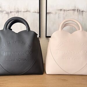 Tiffany & Co. Black and Cream Totes